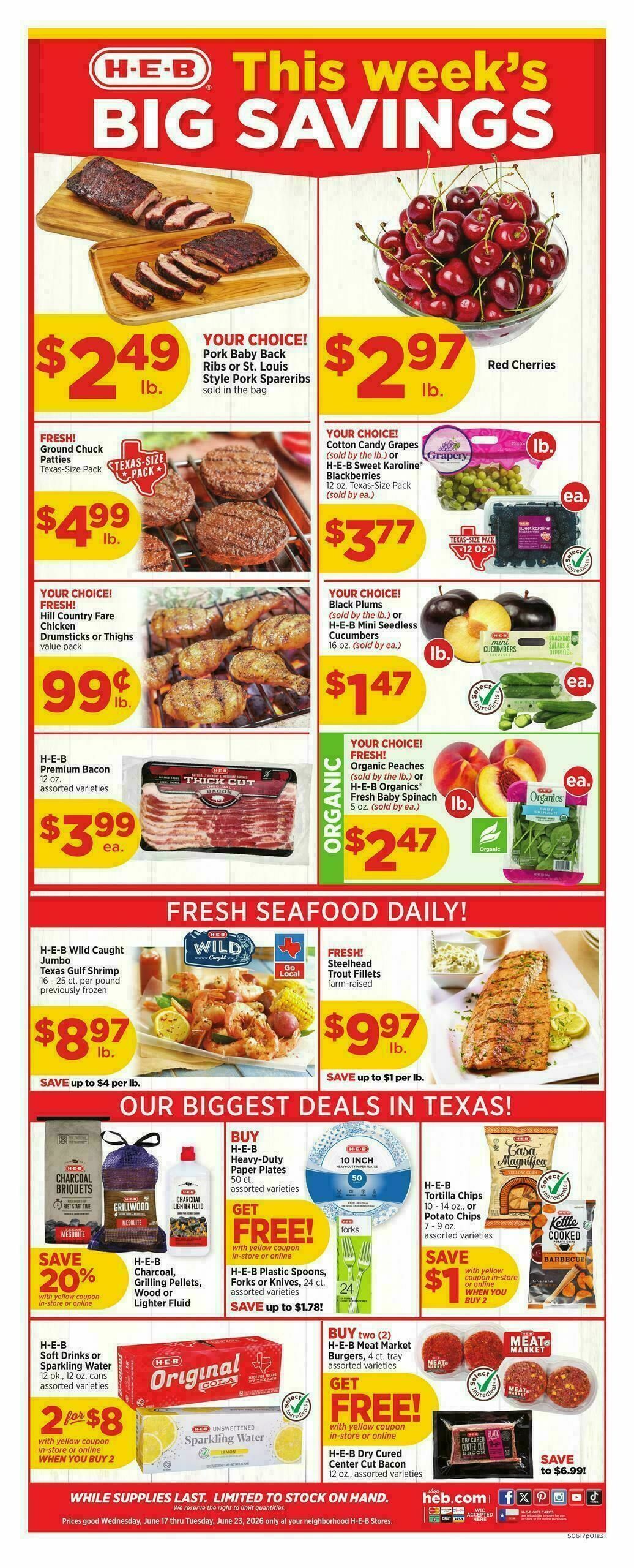 H-E-B Weekly Ad from June 17