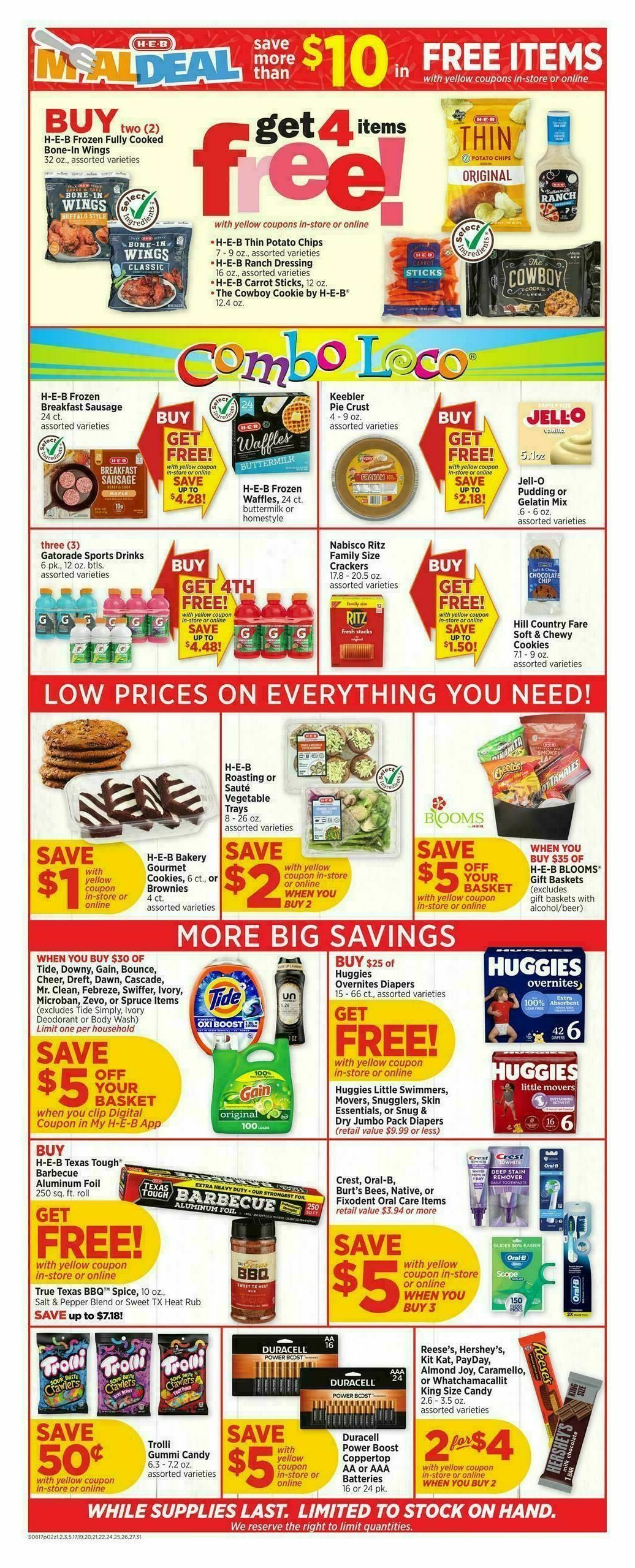 H-E-B Weekly Ad from June 17