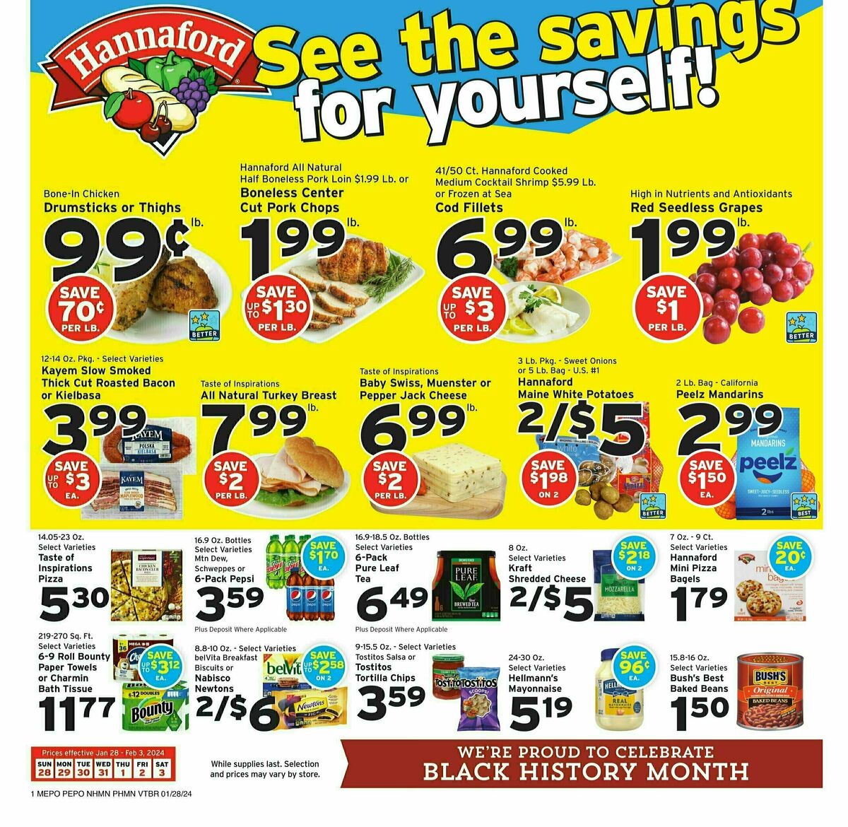 Hannaford Weekly Ad from January 28
