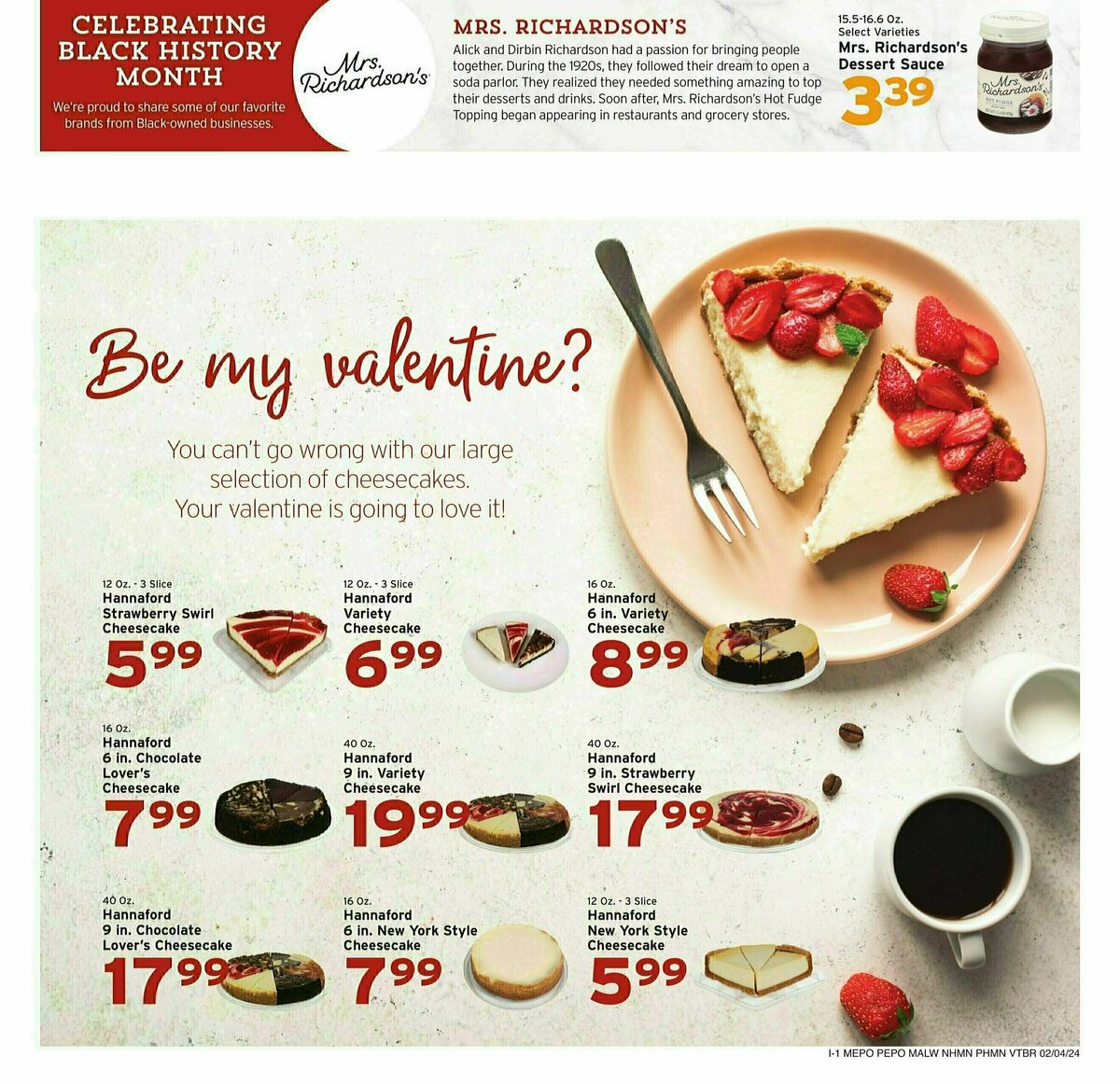 Hannaford Weekly Ad from February 4