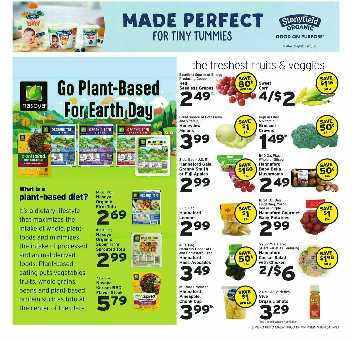 Hannaford Weekly Ad from April 14