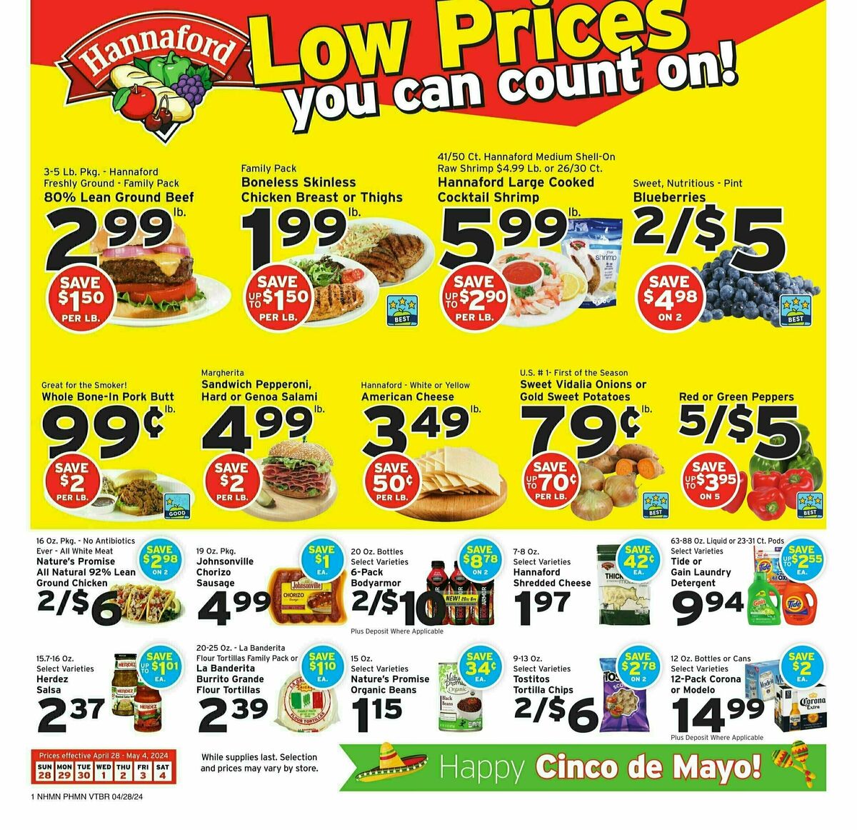 Hannaford Weekly Ad from April 28