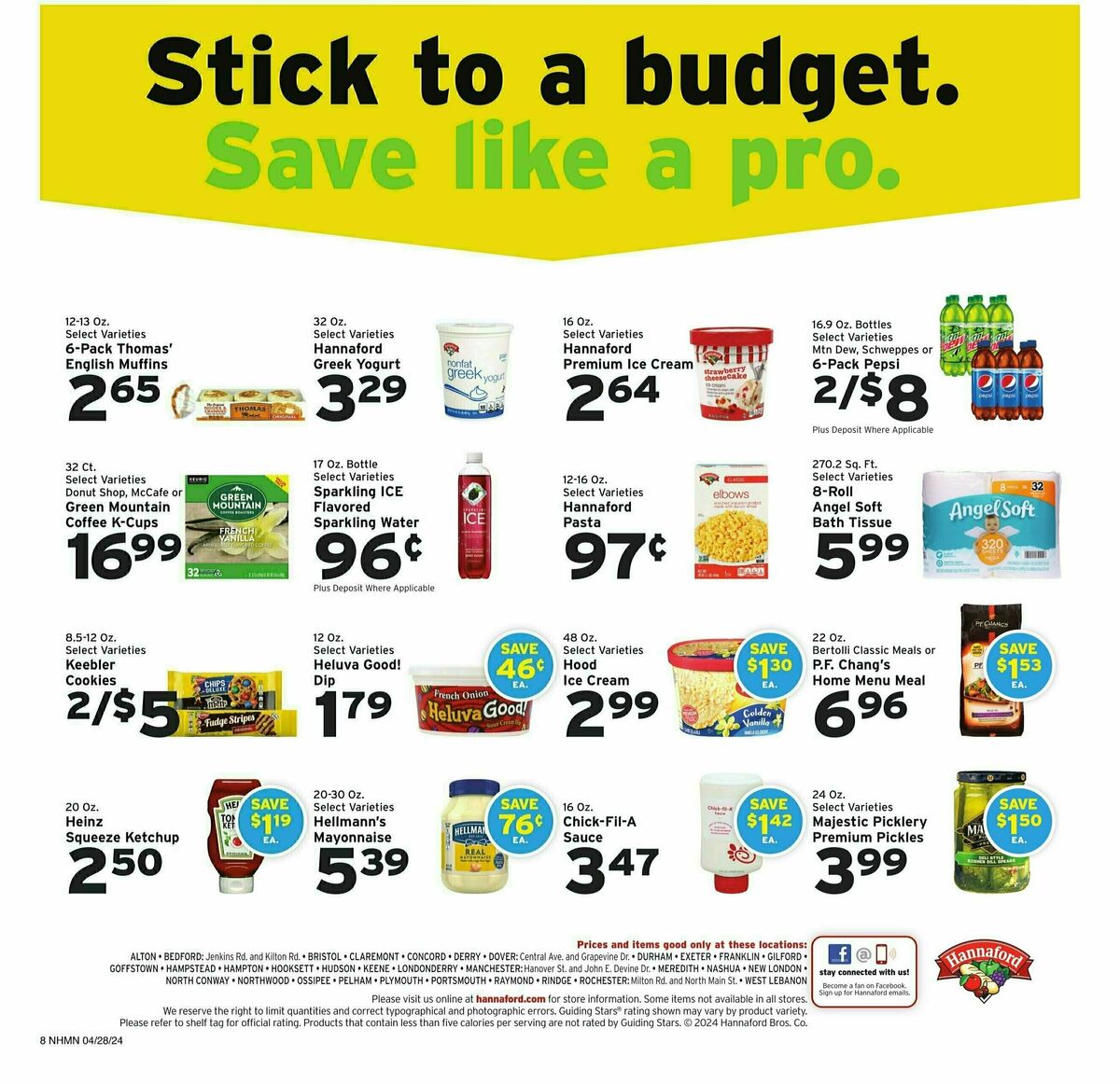 Hannaford Weekly Ad from April 28