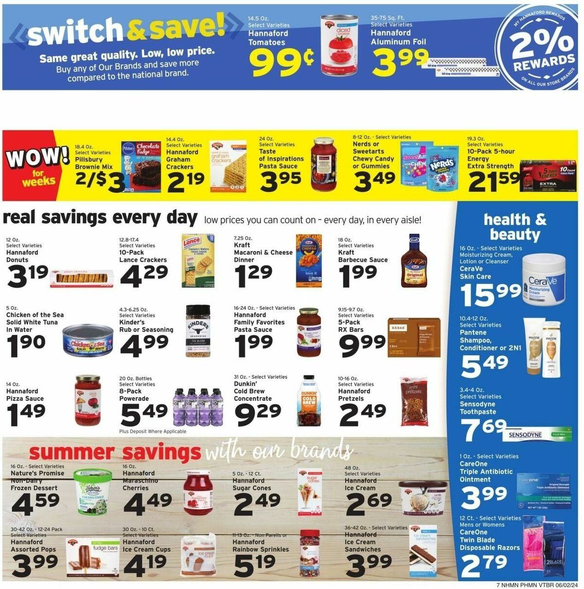 Hannaford Weekly Ad from June 2