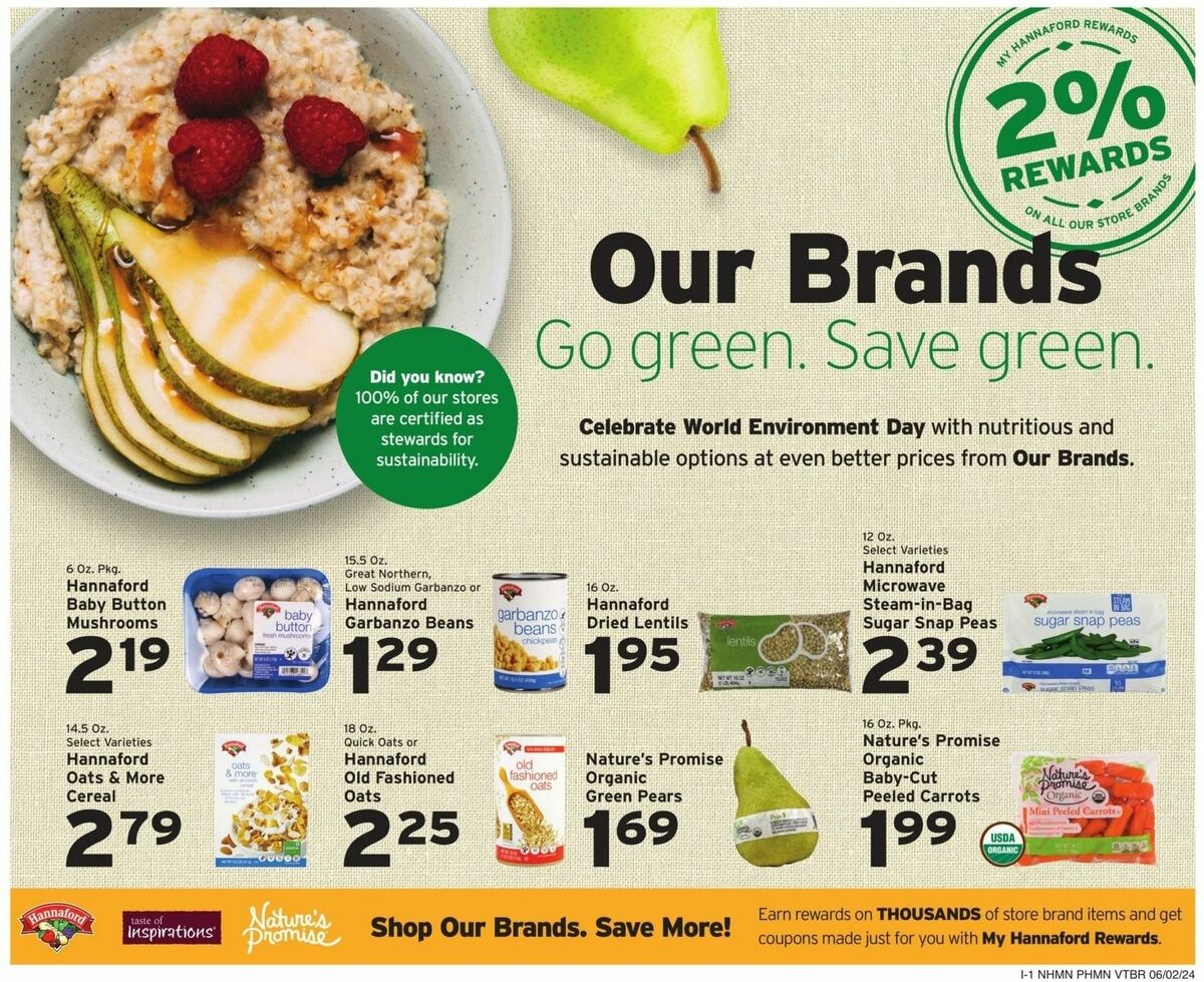 Hannaford Weekly Ad from June 2