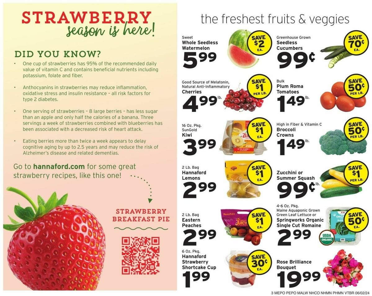 Hannaford Weekly Ad from June 2