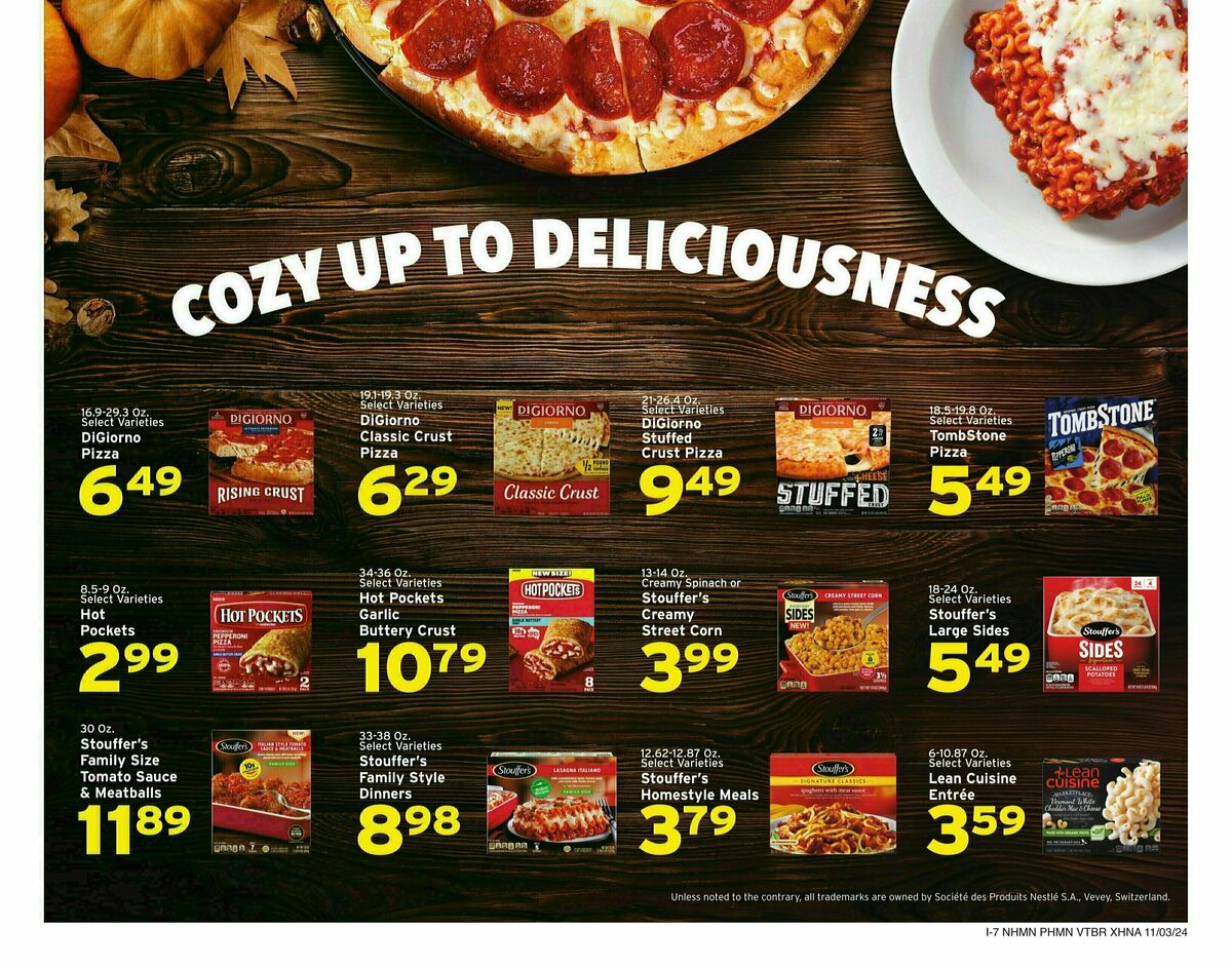Hannaford Weekly Ad from November 3