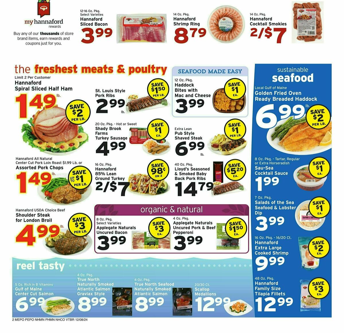 Hannaford Weekly Ad from December 8