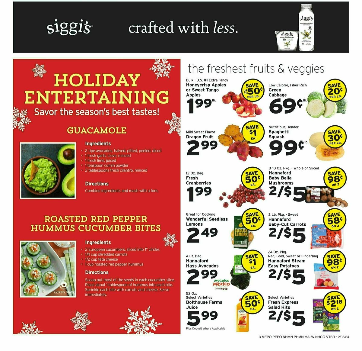 Hannaford Weekly Ad from December 8