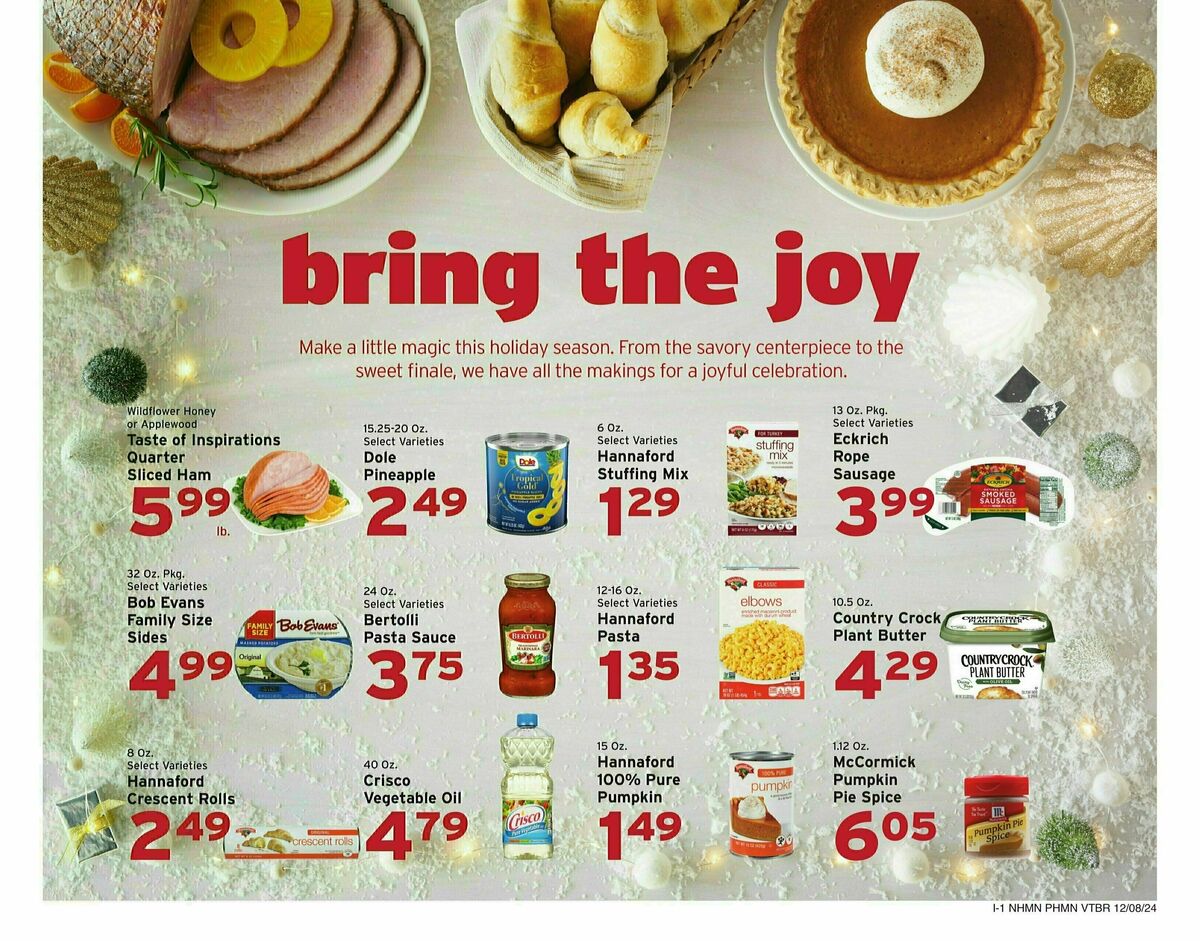 Hannaford Weekly Ad from December 8