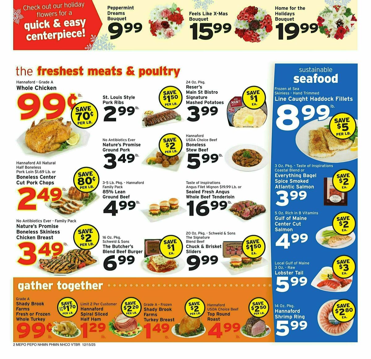Hannaford Weekly Ad from December 15