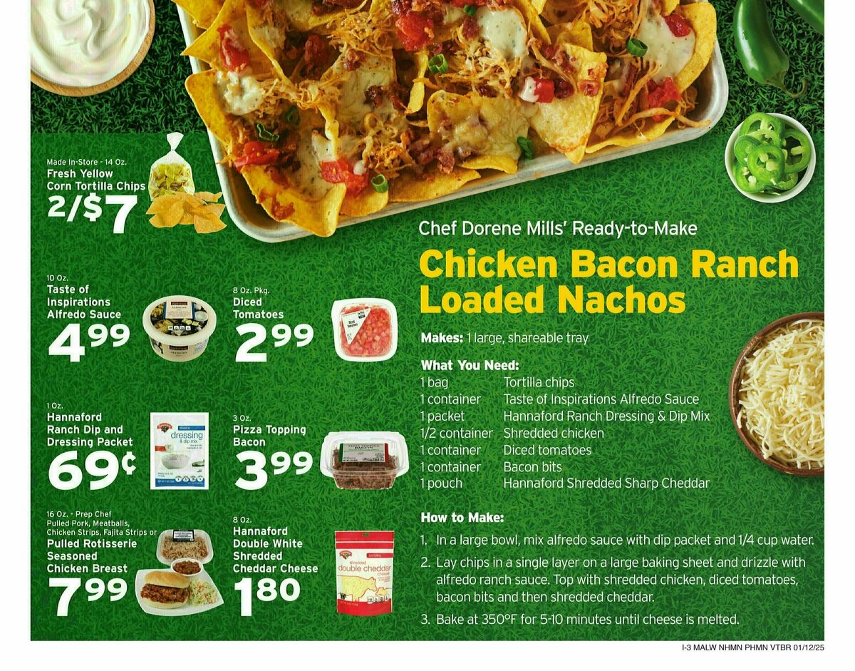 Hannaford Weekly Ad from January 12