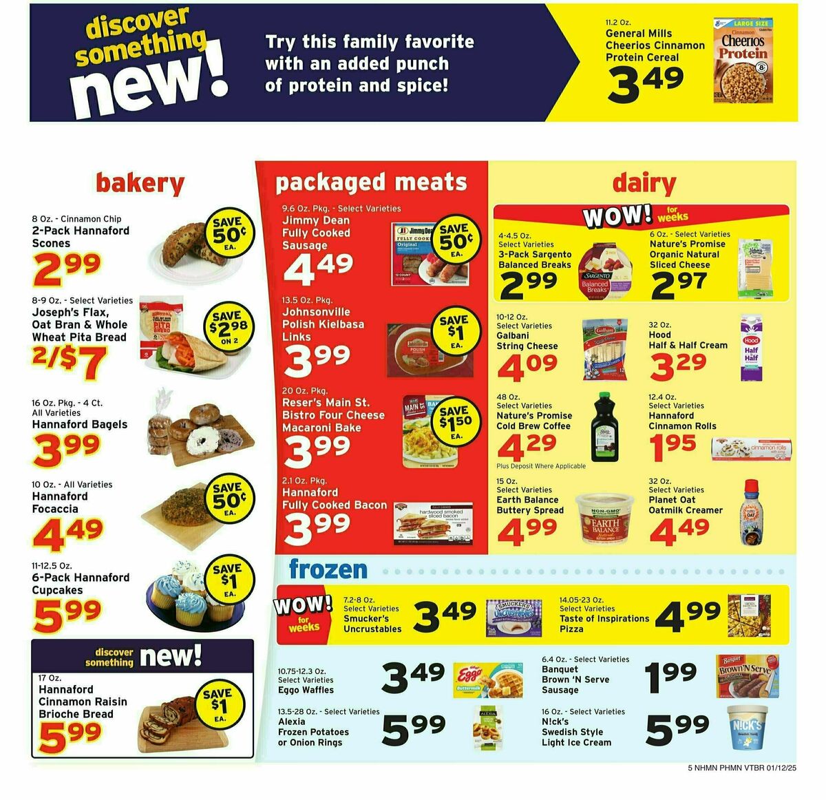 Hannaford Weekly Ad from January 12