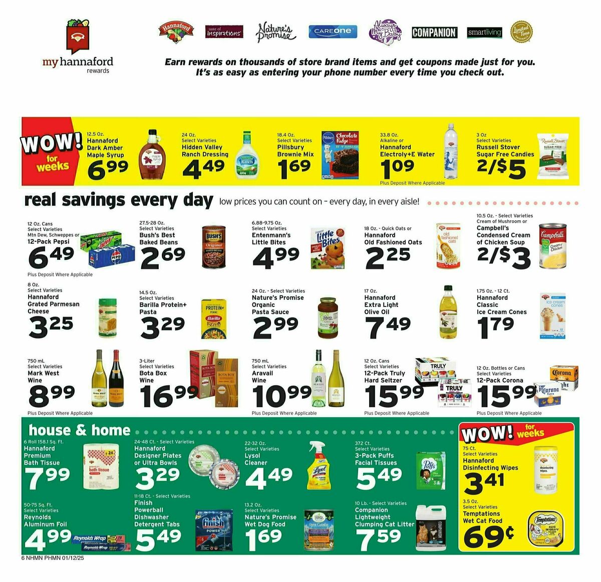 Hannaford Weekly Ad from January 12