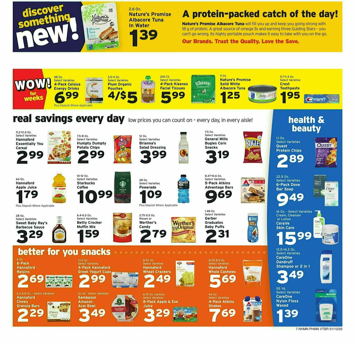 Hannaford Weekly Ad from January 12