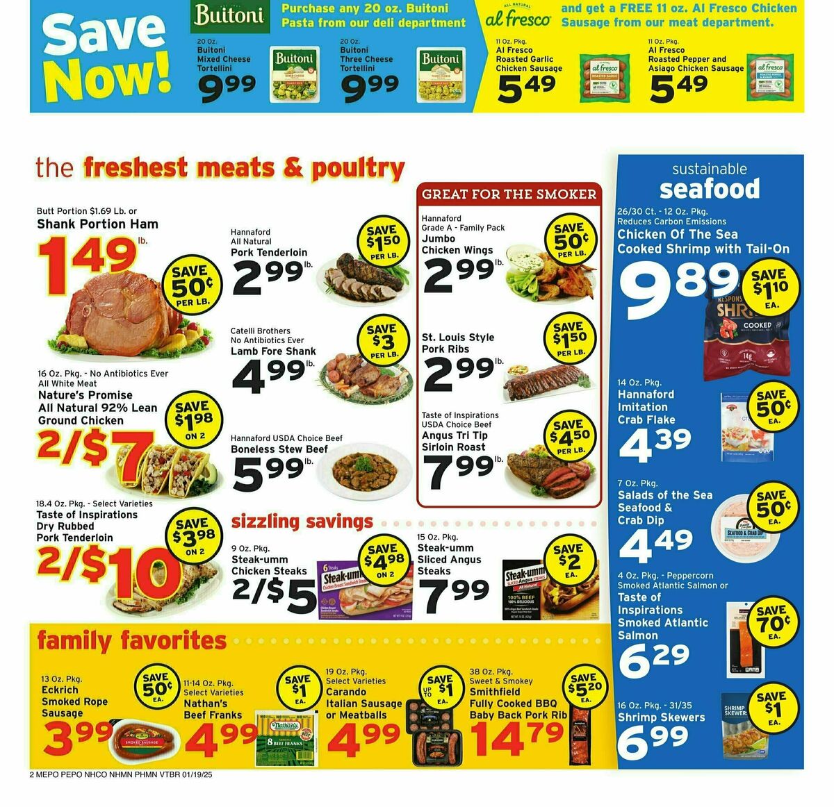 Hannaford Weekly Ad from January 19