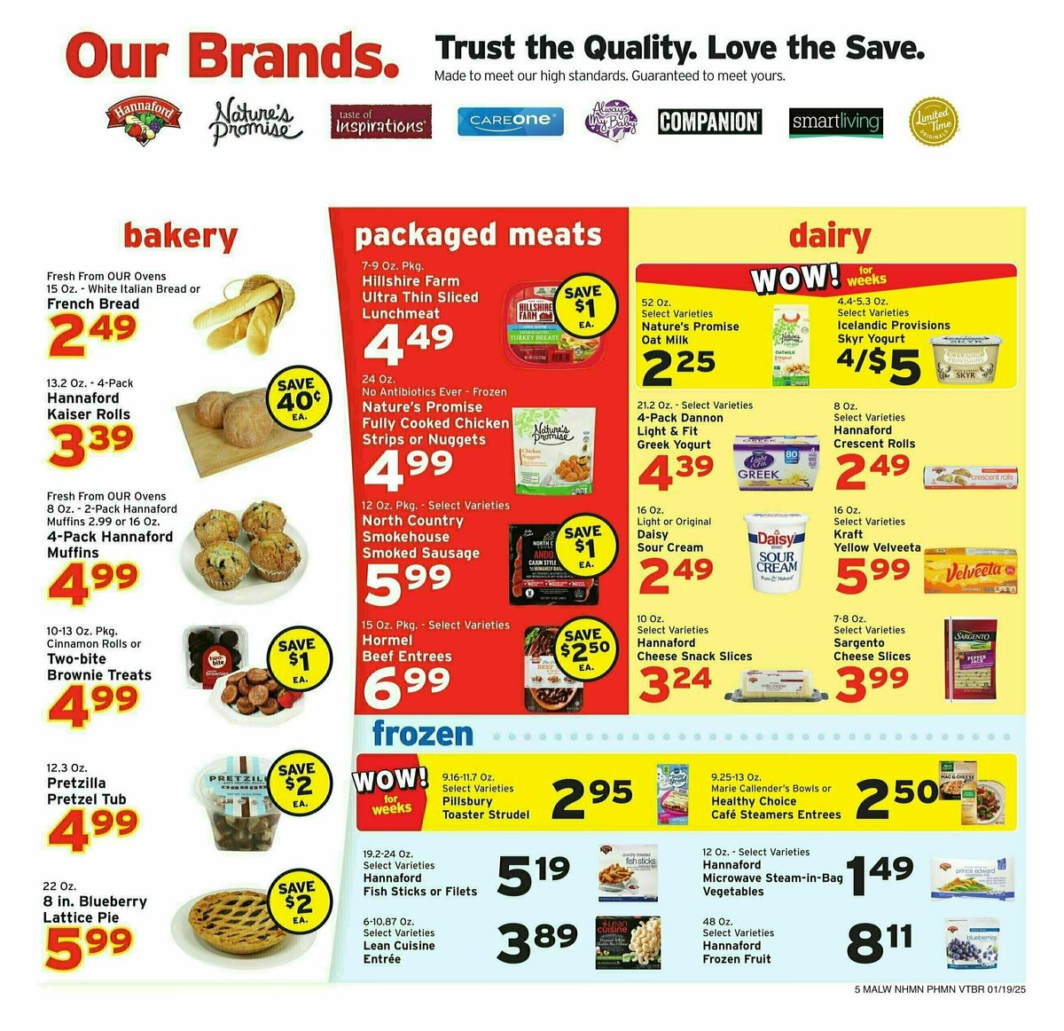 Hannaford Weekly Ad from January 19