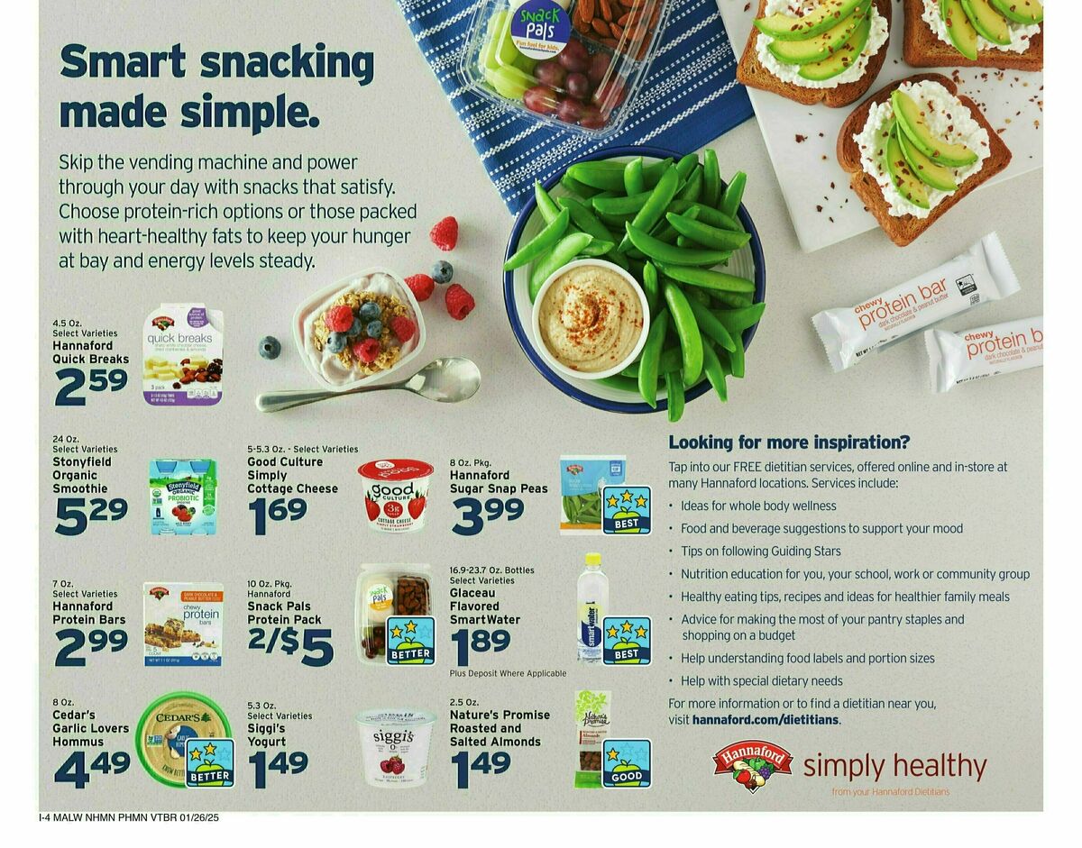 Hannaford Weekly Ad from January 26