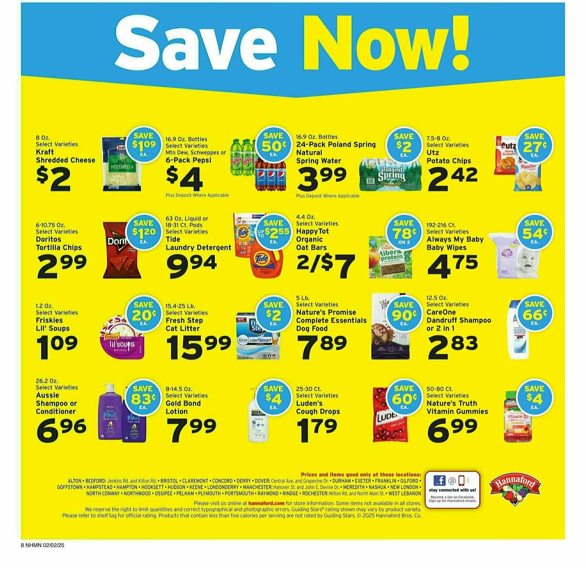 Hannaford Weekly Ad from February 2