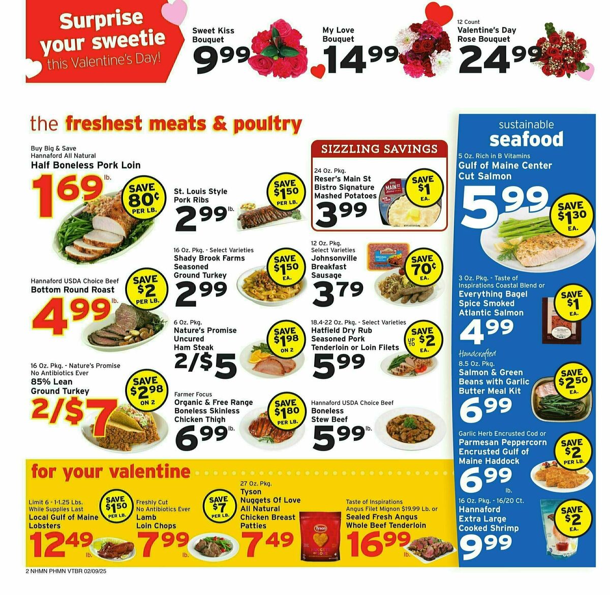 Hannaford Weekly Ad from February 9
