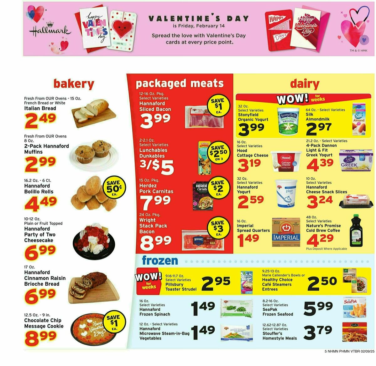 Hannaford Weekly Ad from February 9