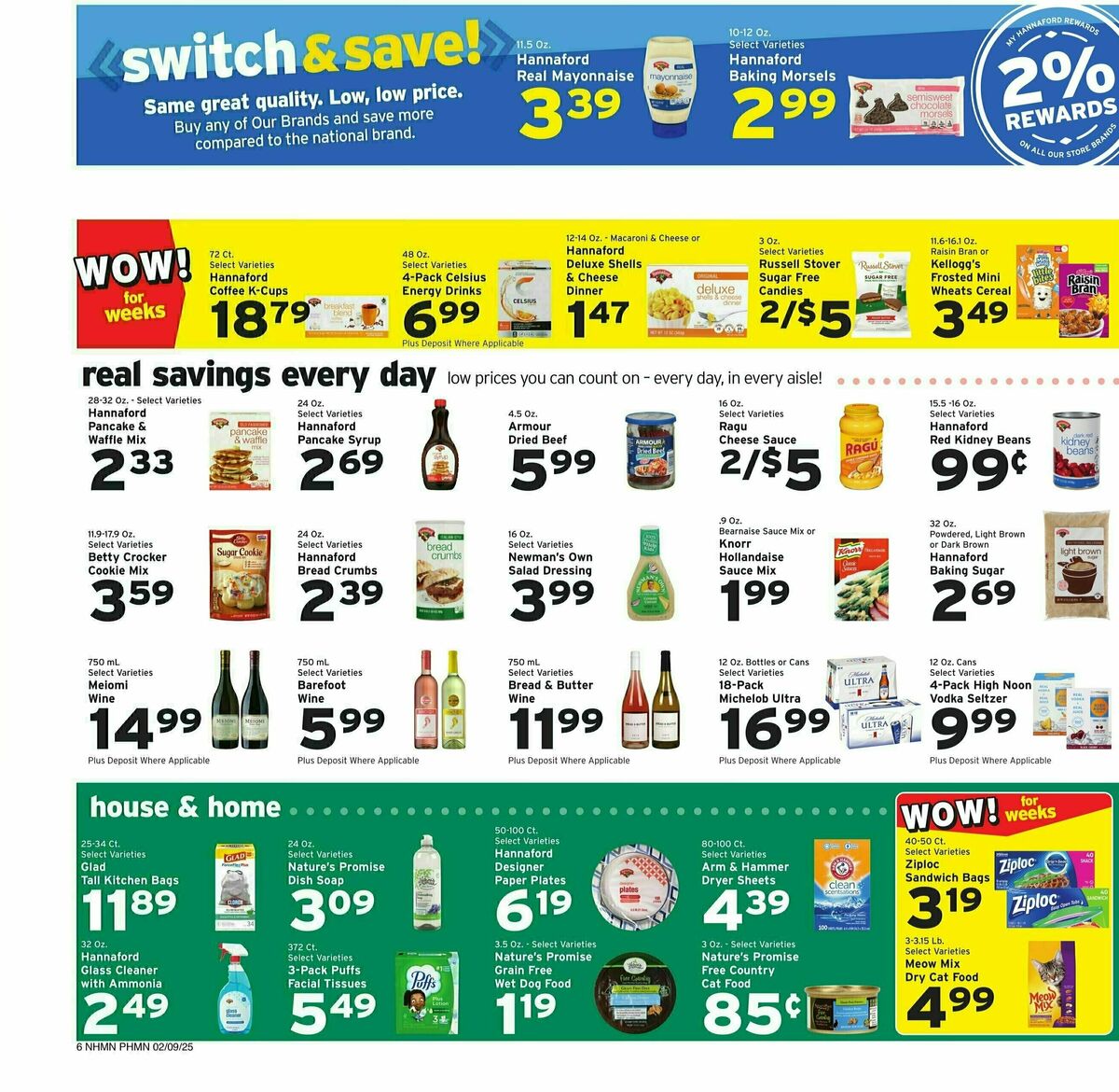 Hannaford Weekly Ad from February 9