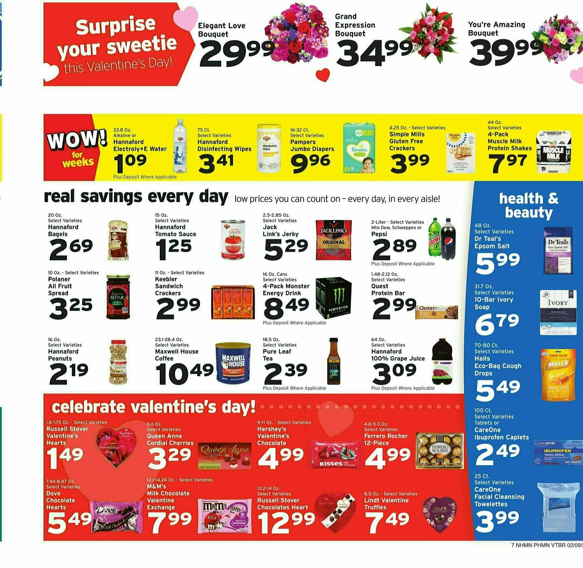 Hannaford Weekly Ad from February 9