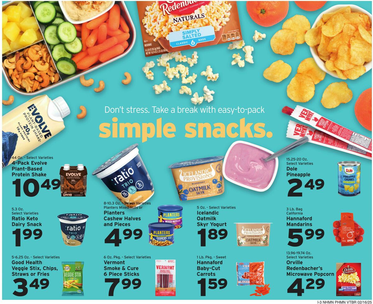 Hannaford Weekly Ad from February 16