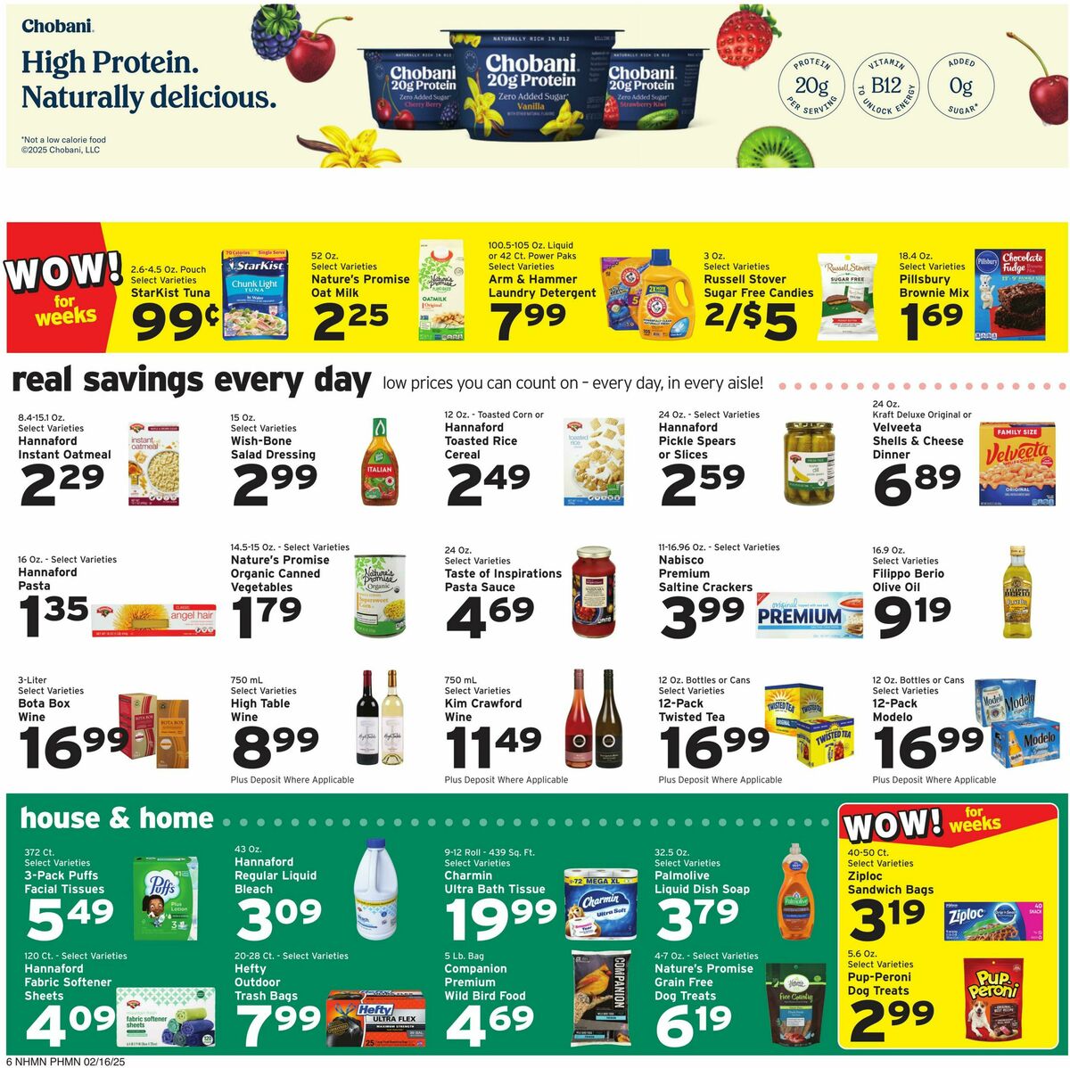 Hannaford Weekly Ad from February 16