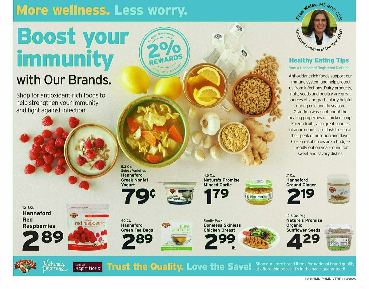 Hannaford Weekly Ad from February 23