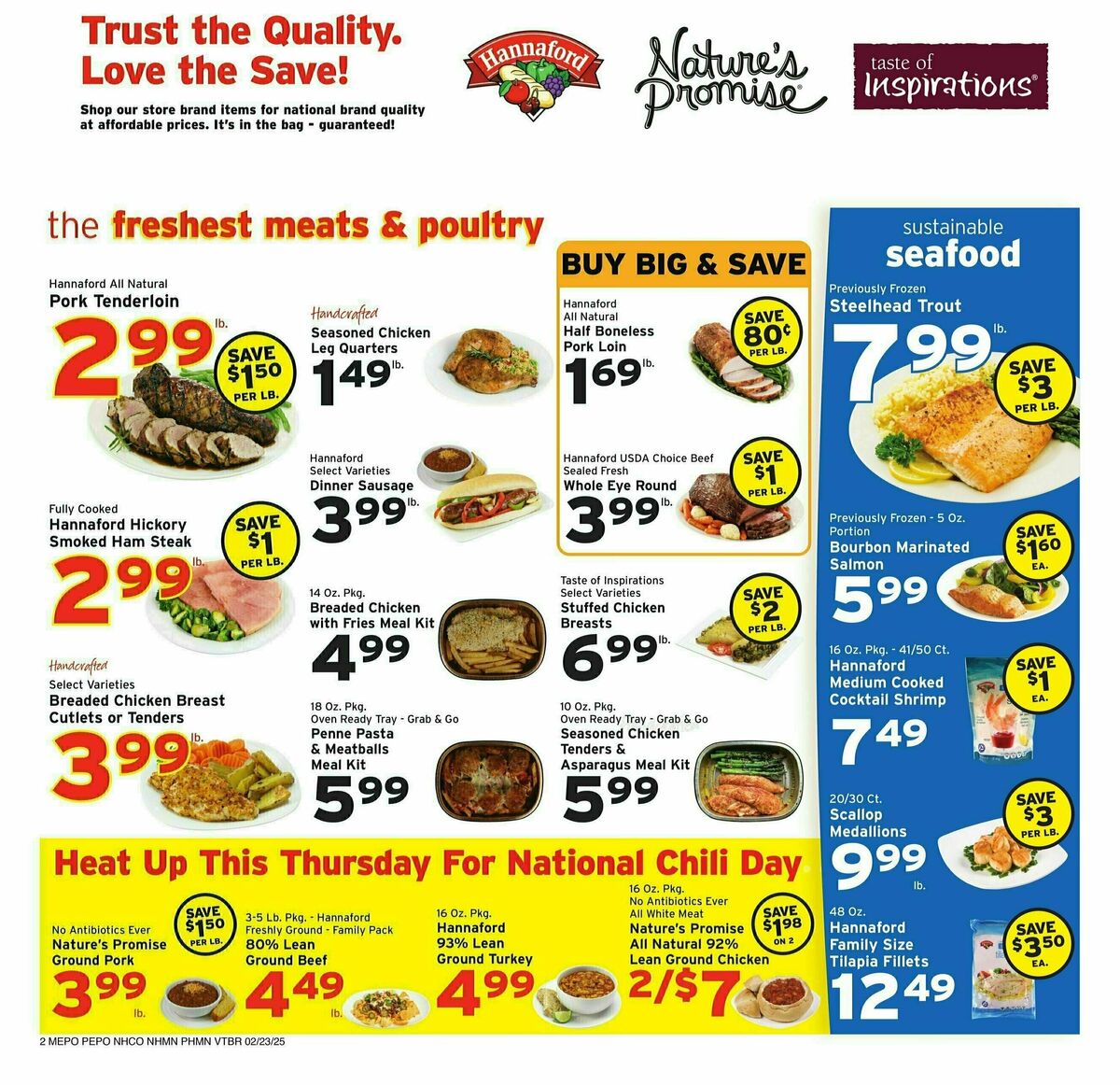 Hannaford Weekly Ad from February 23