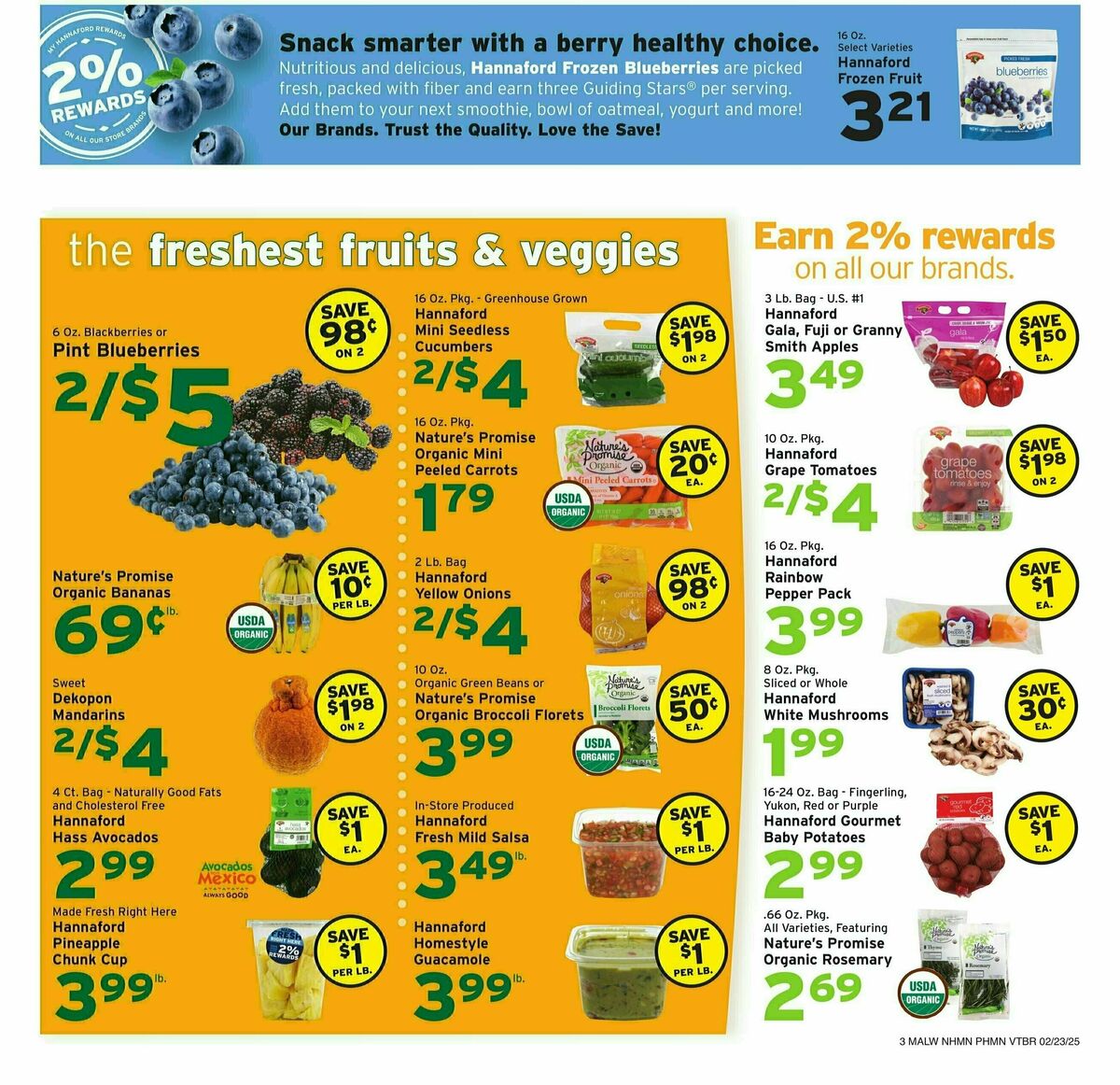 Hannaford Weekly Ad from February 23