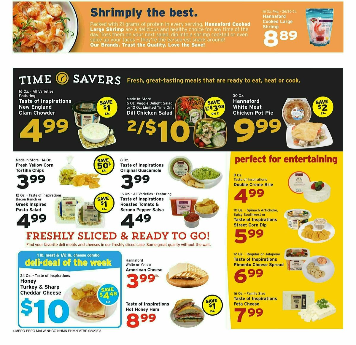 Hannaford Weekly Ad from February 23