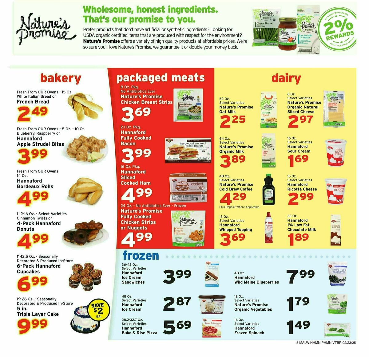 Hannaford Weekly Ad from February 23