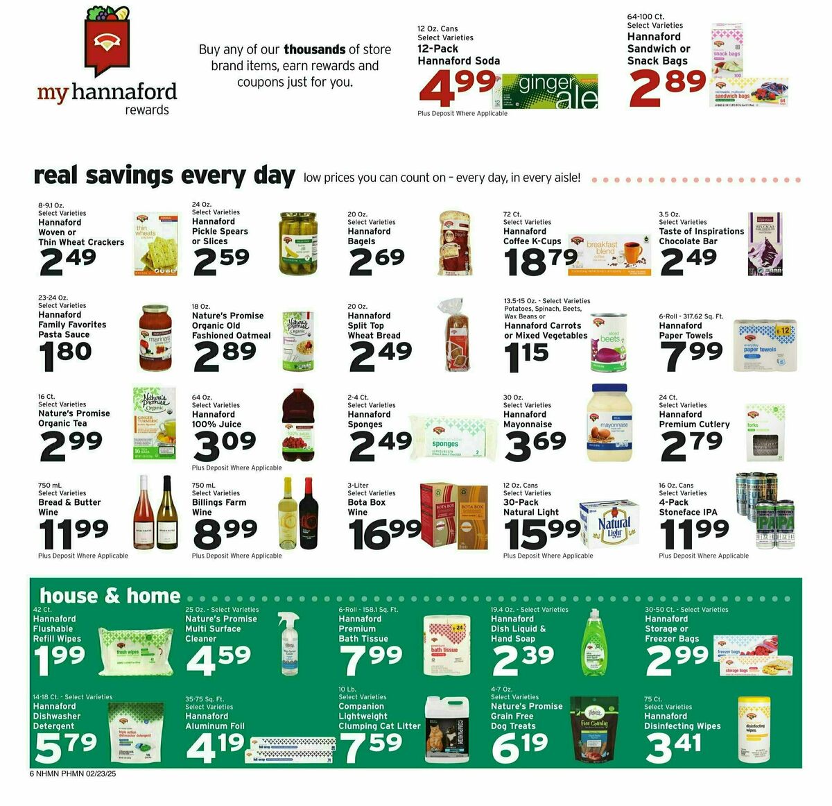 Hannaford Weekly Ad from February 23