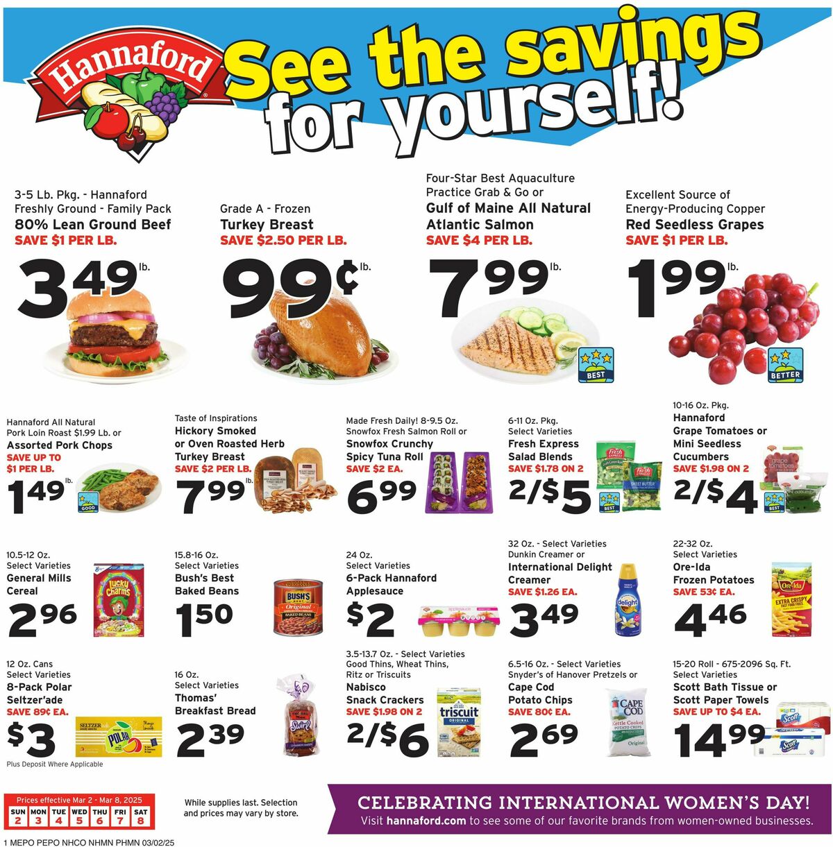 Hannaford Weekly Ad from March 2