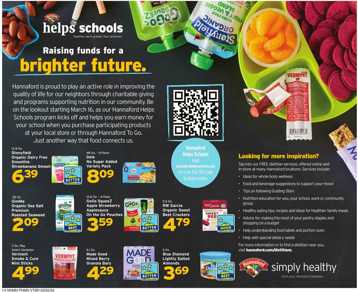 Hannaford Weekly Ad from March 2
