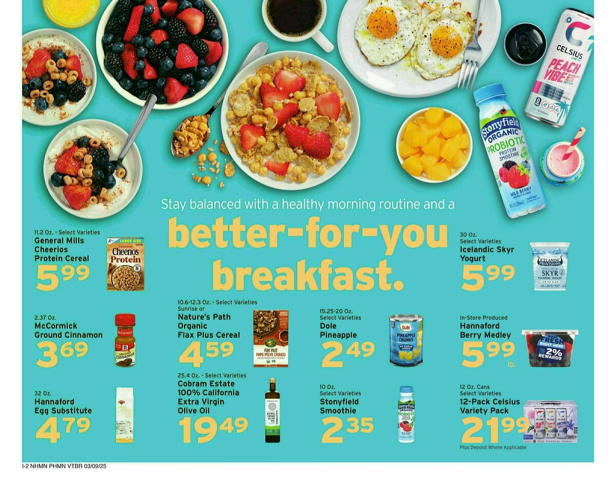 Hannaford Weekly Ad from March 9