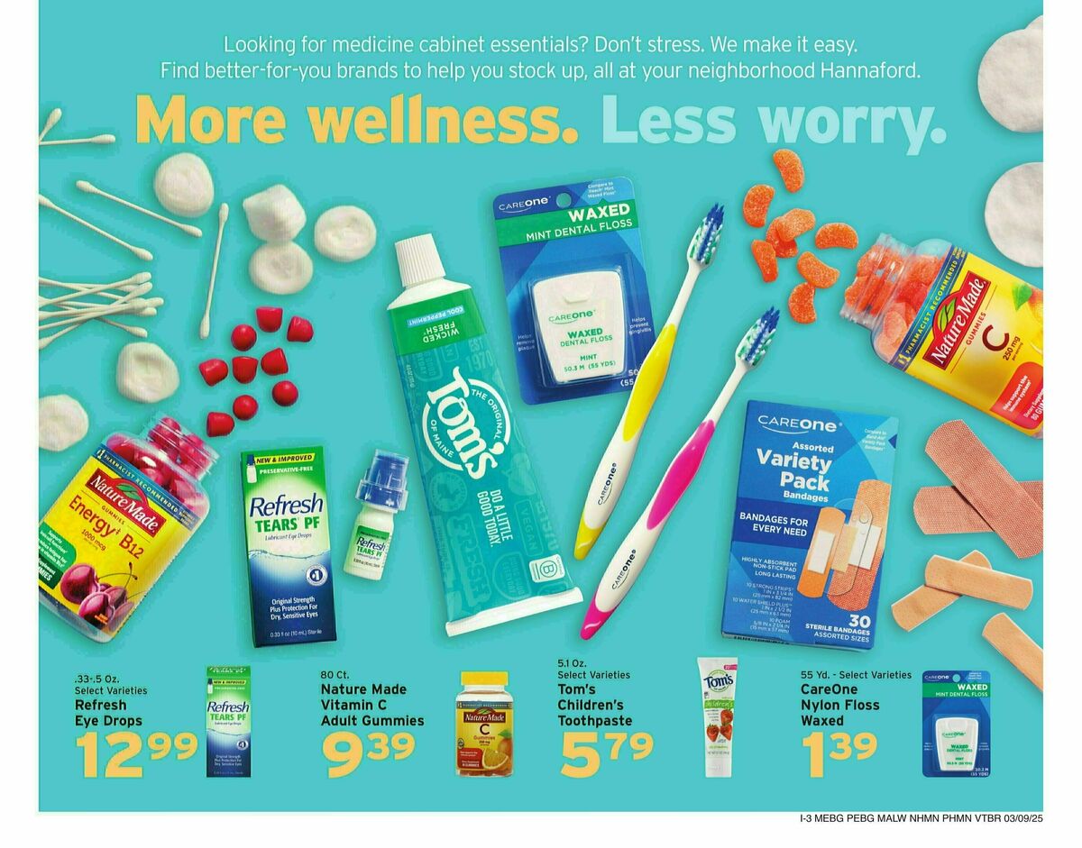 Hannaford Weekly Ad from March 9