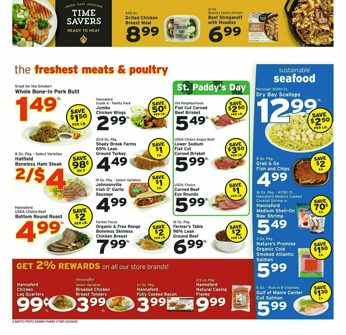 Hannaford Weekly Ad from March 9