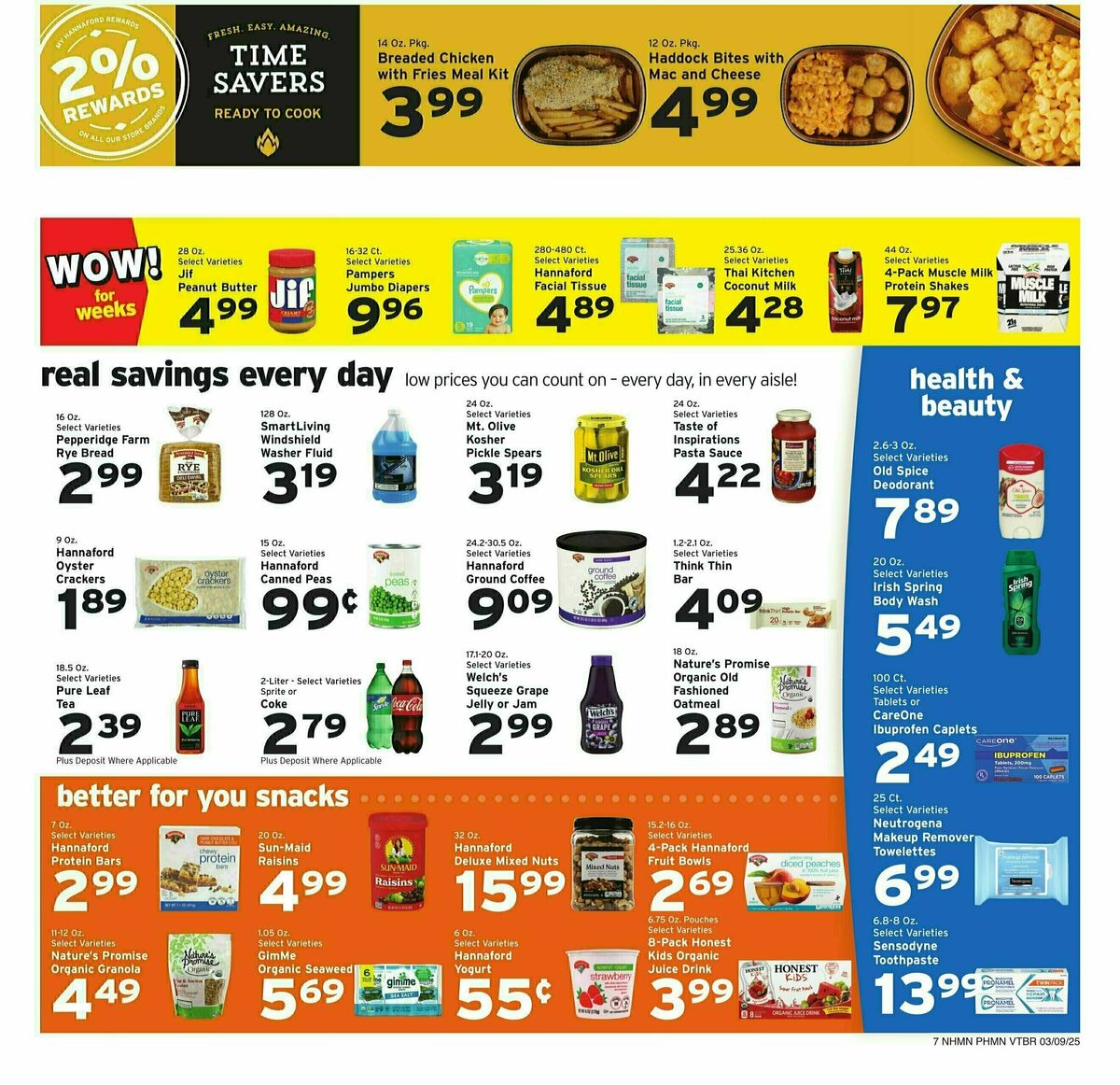 Hannaford Weekly Ad from March 9