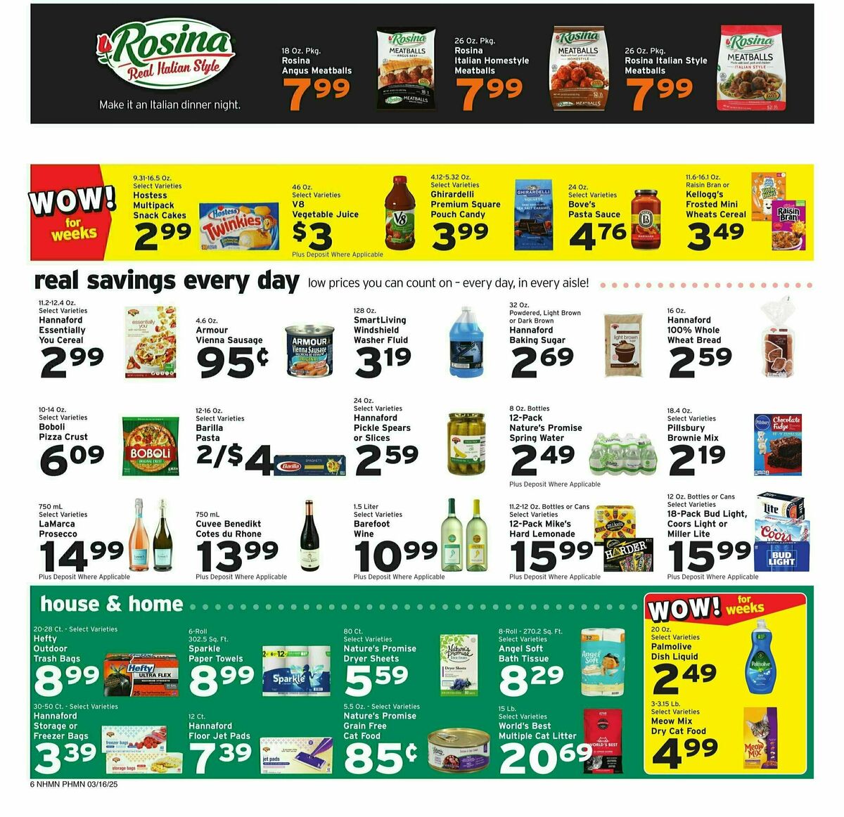 Hannaford Weekly Ad from March 16