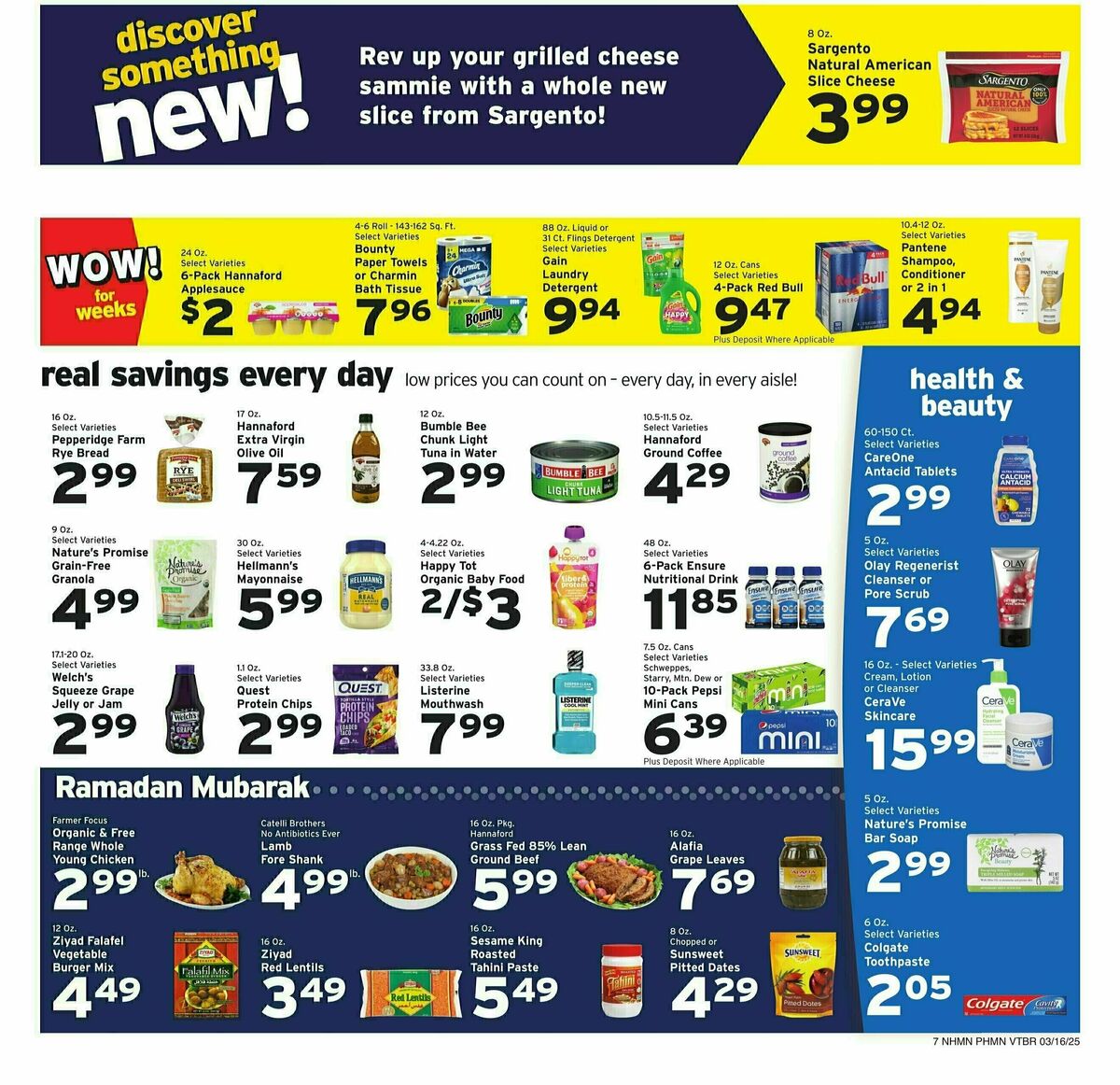 Hannaford Weekly Ad from March 16