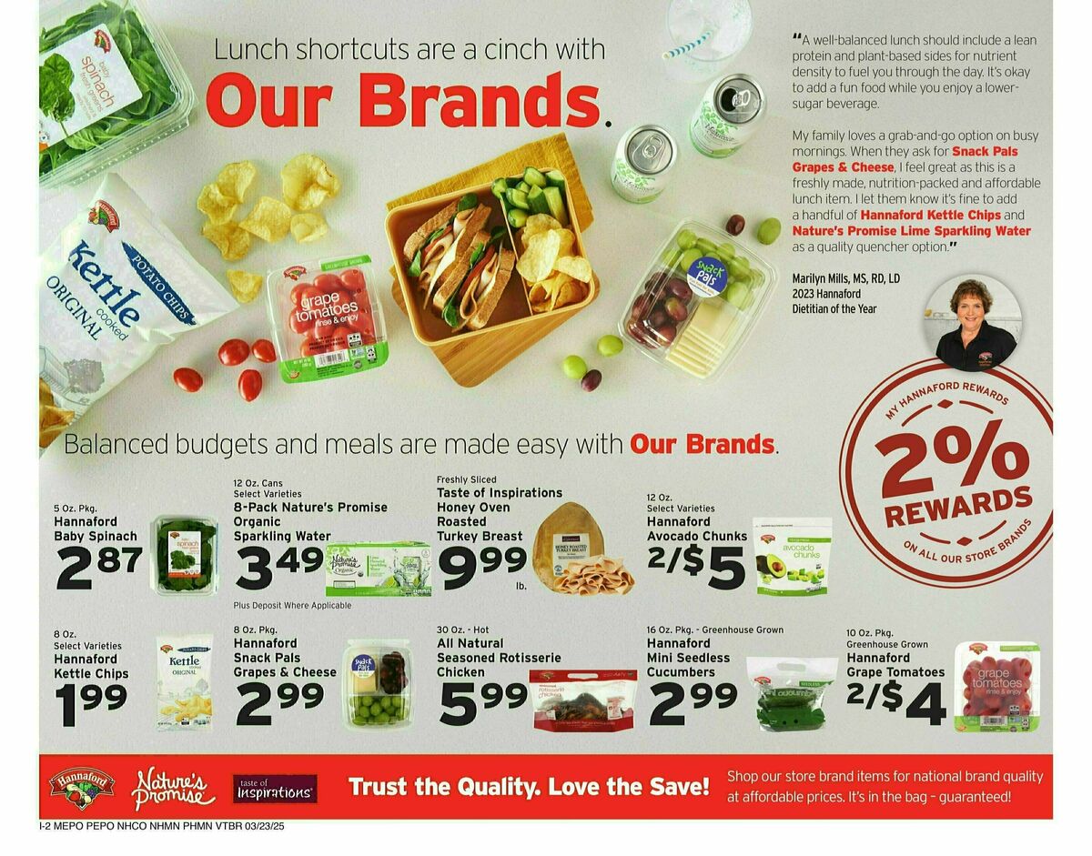 Hannaford Weekly Ad from March 23