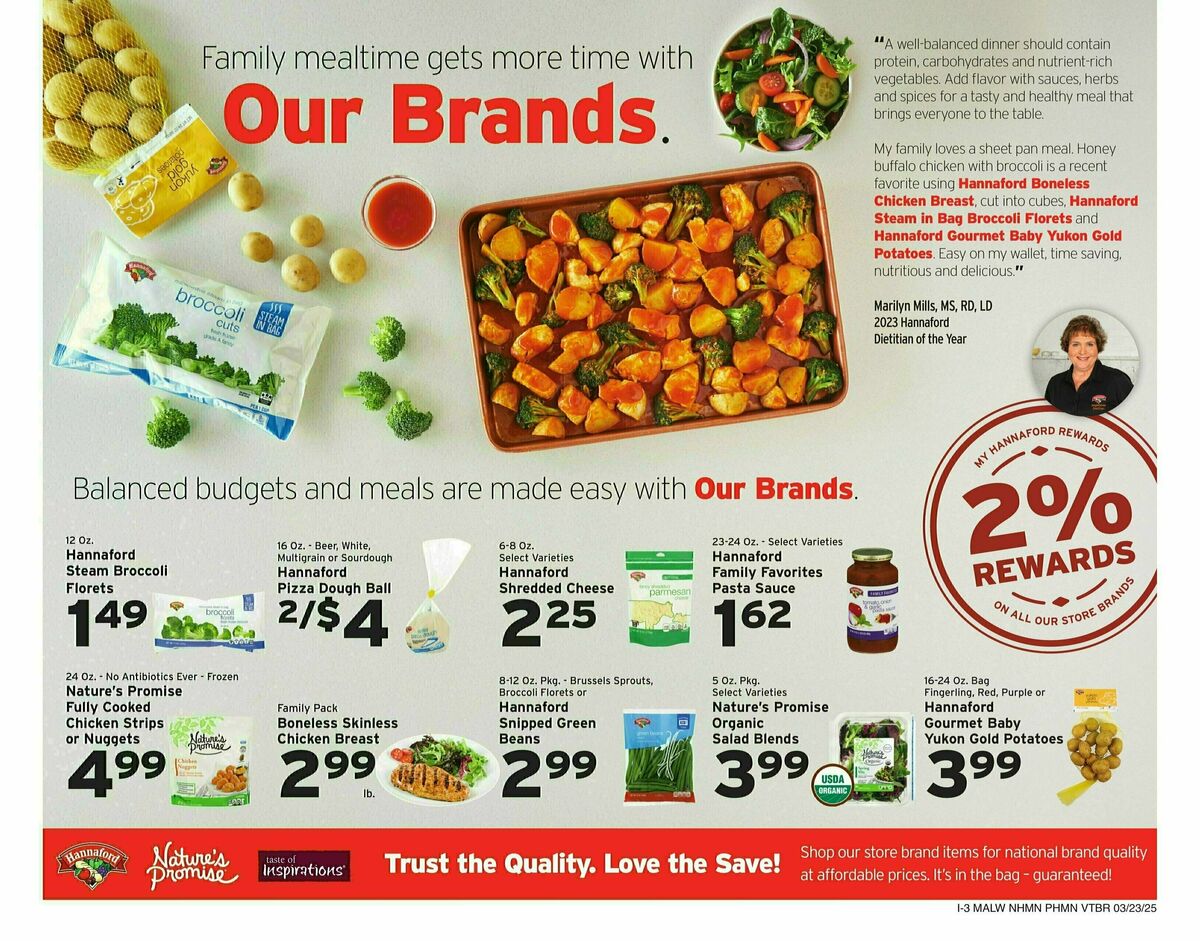 Hannaford Weekly Ad from March 23