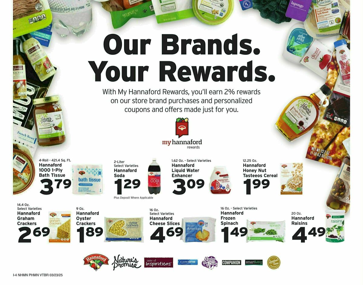 Hannaford Weekly Ad from March 23