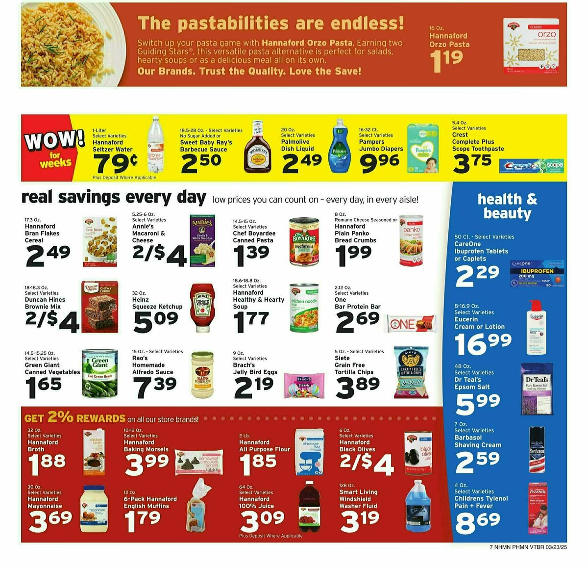 Hannaford Weekly Ad from March 23