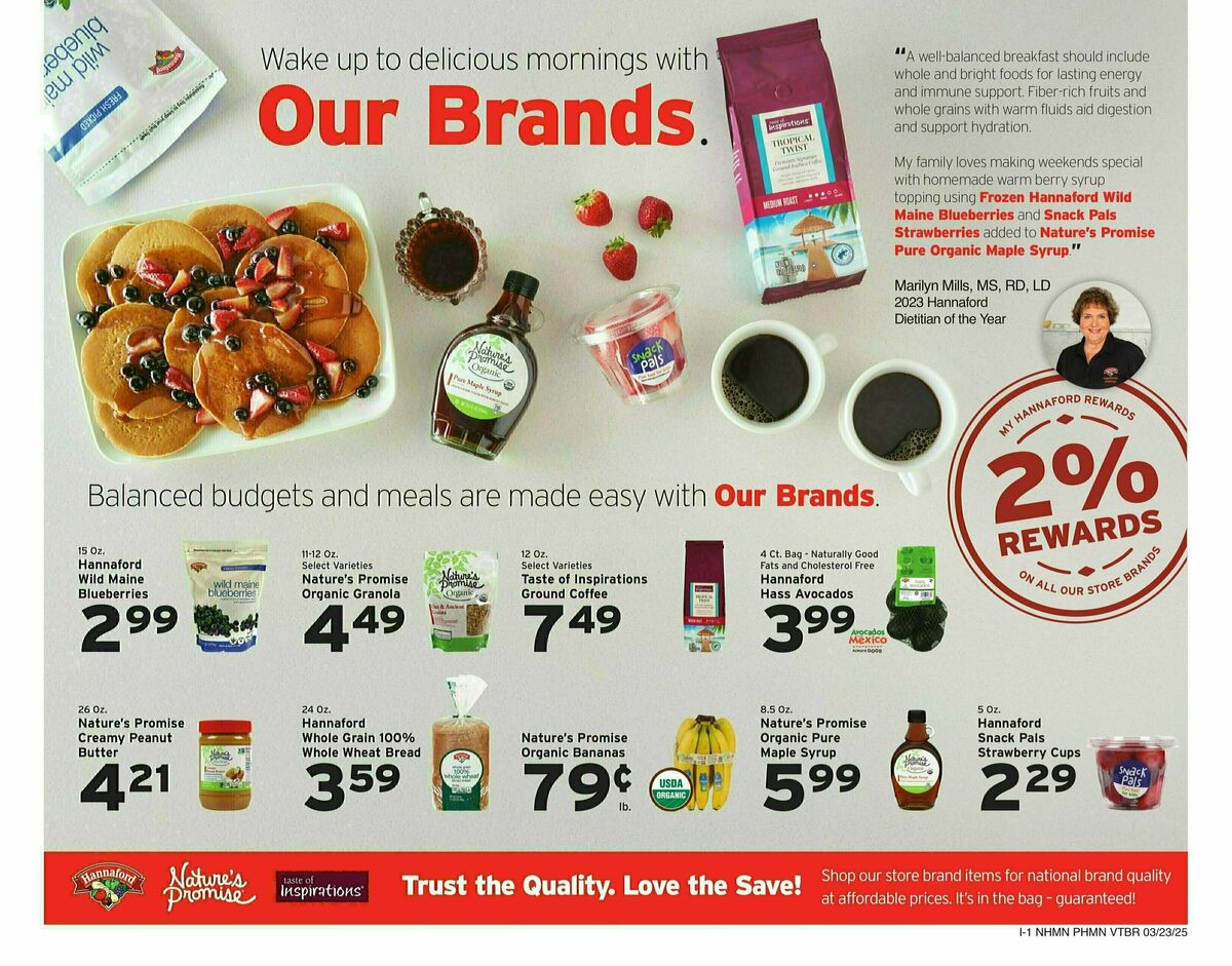 Hannaford Weekly Ad from March 23