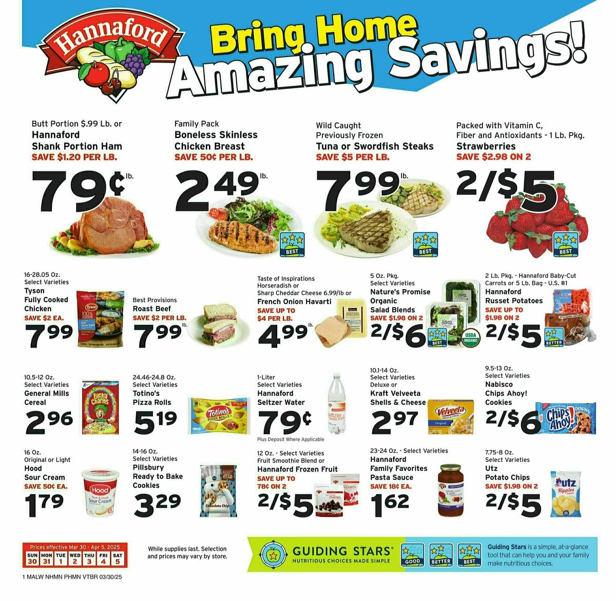 Hannaford Weekly Ad from March 30
