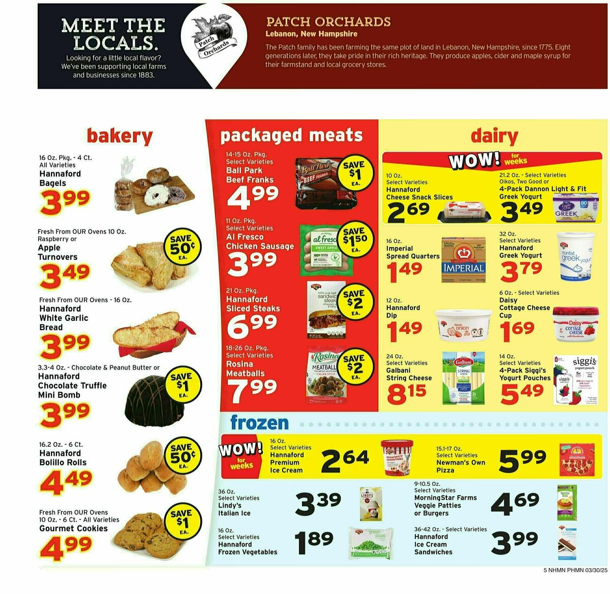 Hannaford Weekly Ad from March 30